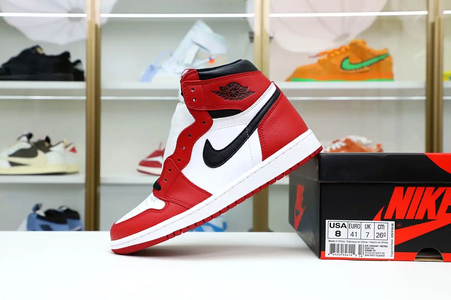 1 HIGH JORDAN 2015 'CHICAGO' RETRO AIR OG Kimikick 0726